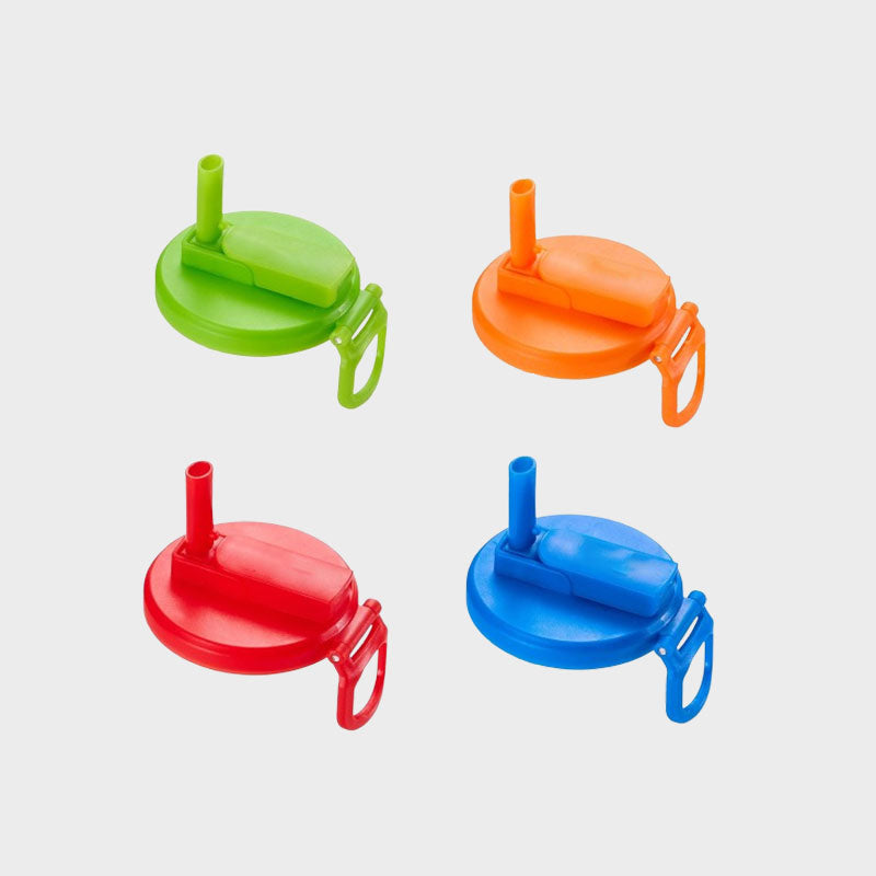 SipSeal™ | Deckel für Getränkedosen mit Silikon-Strohhalmen