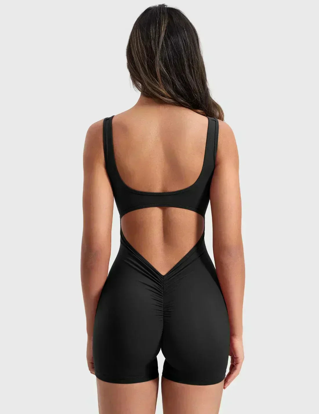 Strahlende Unterstützung™ | Der V-Back Romper mit Eingebautem BH
