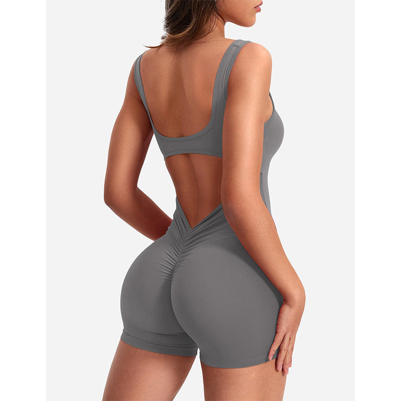 Strahlende Unterstützung™ | Der V-Back Romper mit Eingebautem BH
