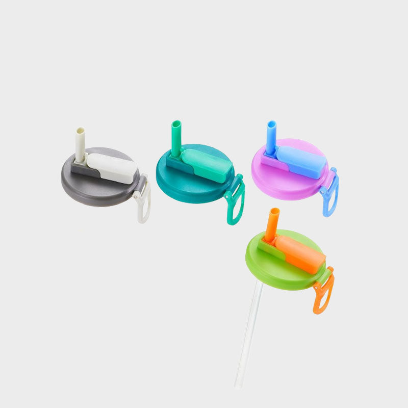 SipSeal™ | Deckel für Getränkedosen mit Silikon-Strohhalmen