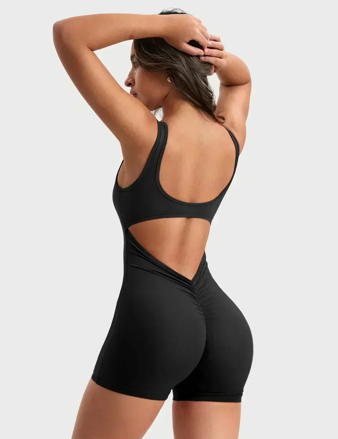 Strahlende Unterstützung™ | Der V-Back Romper mit Eingebautem BH