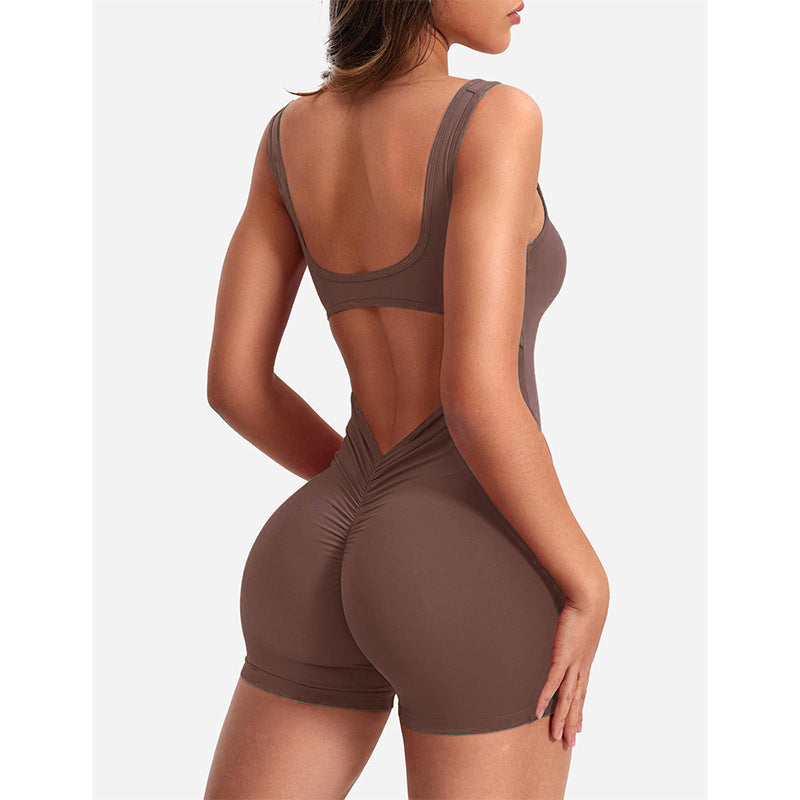 Strahlende Unterstützung™ | Der V-Back Romper mit Eingebautem BH