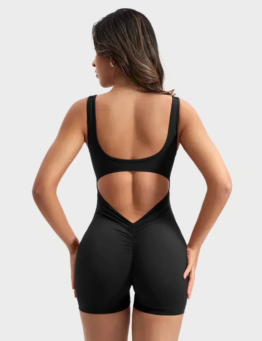 Strahlende Unterstützung™ | Der V-Back Romper mit Eingebautem BH
