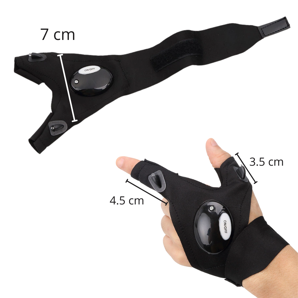 SmartBright Handschoenen – Draagbare LED-verlichting voor elke situatie!