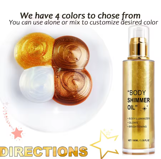 1+1 GRATIS! Shimmer Body Oil™| Lass deinen Körper mit diesem natürlichen Öl strahlen