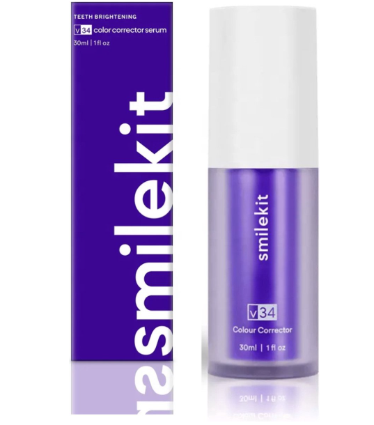 1+1 GRATIS! V34 WhiteGlow™ | Farbkorrektur Zahnpasta