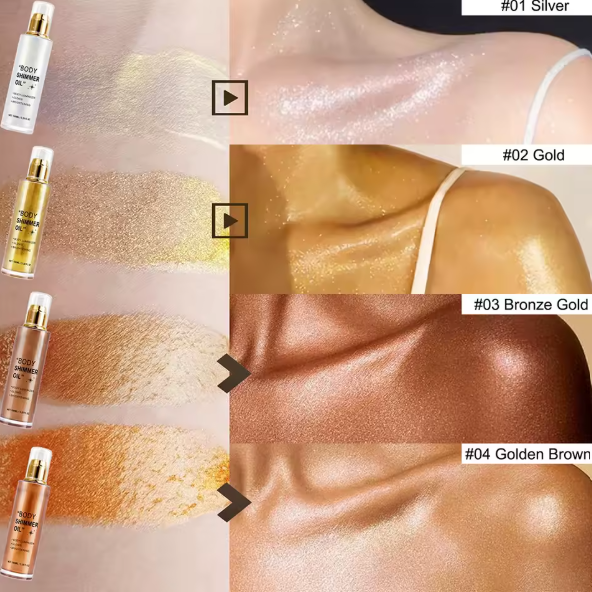 Shimmer Body Oil™| Lass deinen Körper mit diesem natürlichen Öl strahlen