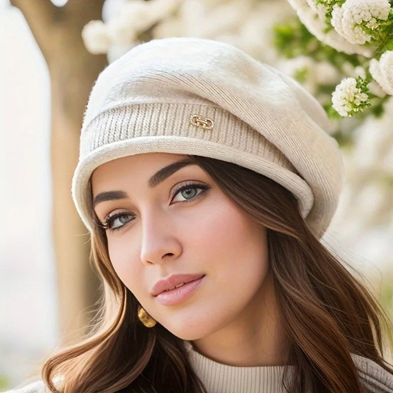 Zillah™ | Elegante Wollbaskenmütze – Stil und Komfort in Einem