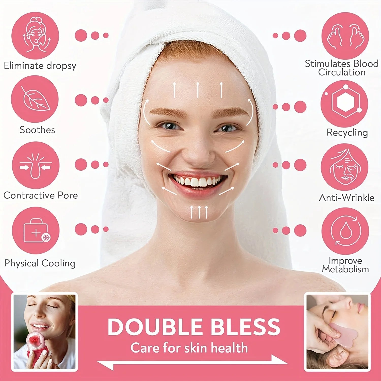 Ice Roller für das Gesicht™ | Dermaroller - Gesichts-Massage - Hautpflege-Tool