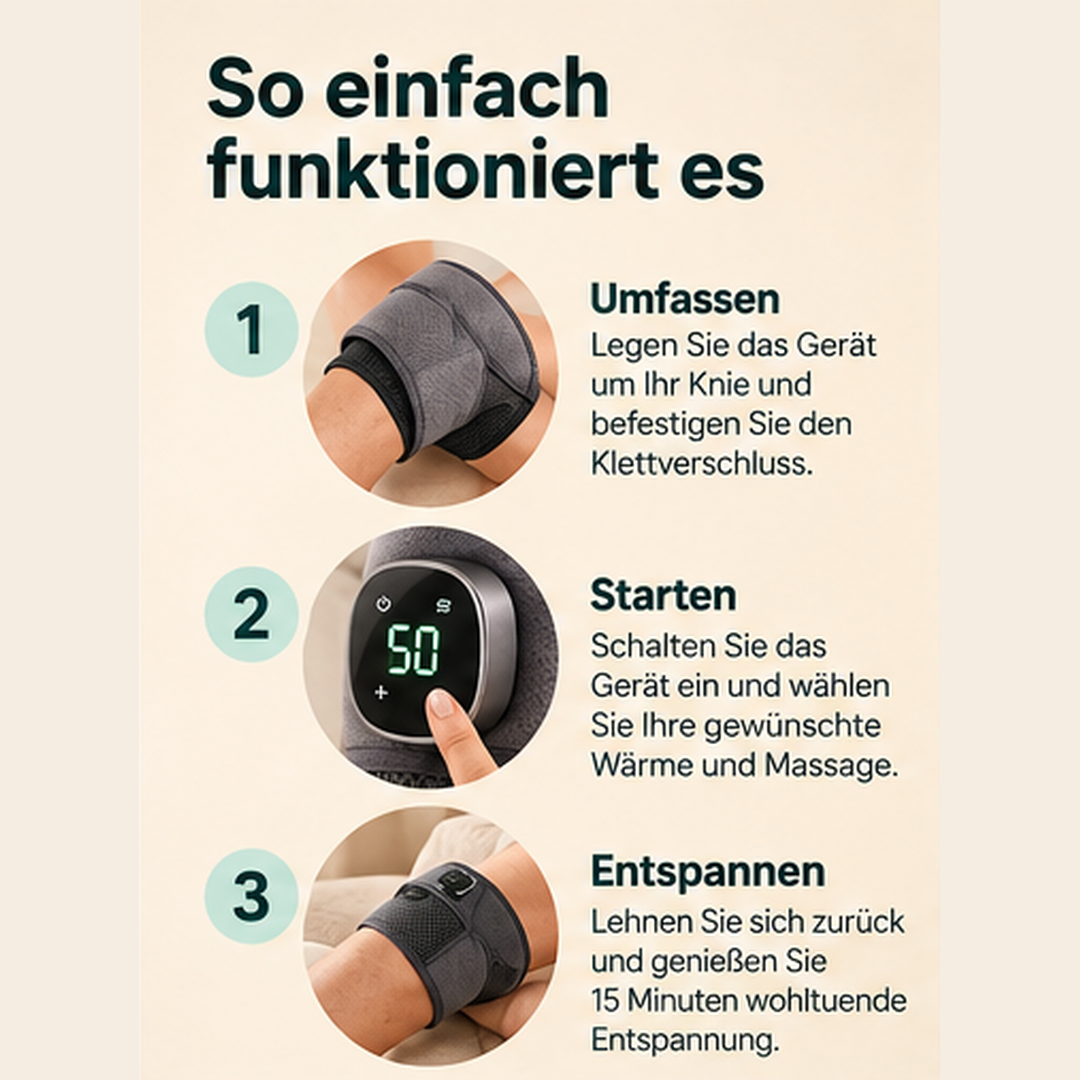Genuvia™ | 3-in-1 Kniemassagegerät