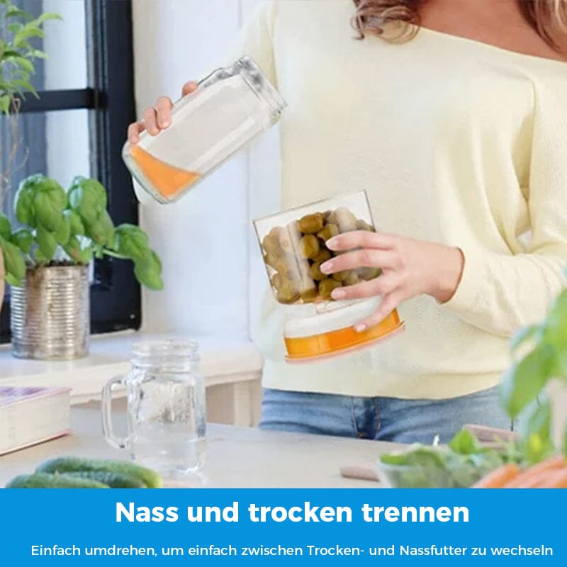 PickleMaster™ | Glasbehälter mit Sieb