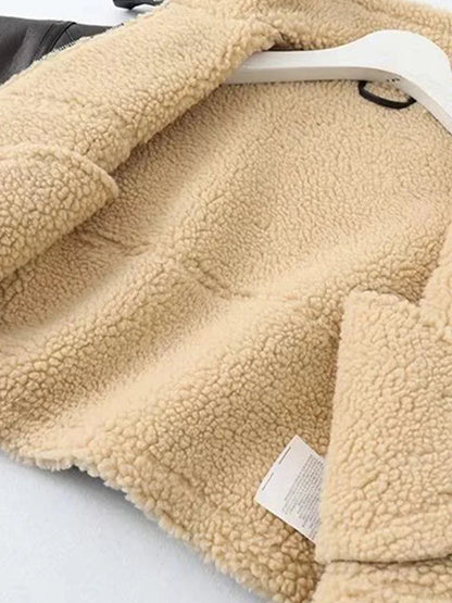 CosyChic™ | Cropped Teddy Lined Jacke