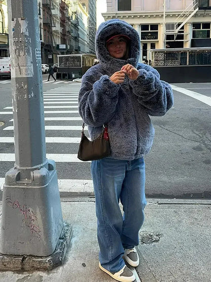 LuxeCuddle™ | Die Luxus Teddyjacke für Stilvolle Wintertage