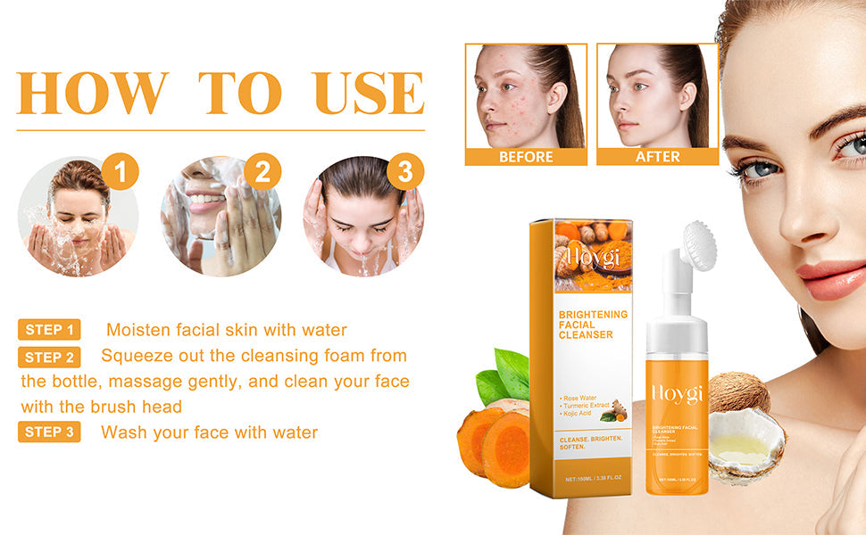 Turmeric Face Wash™ | Der Gesichtsreiniger, der Deine Haut erfrischt und verjüngt