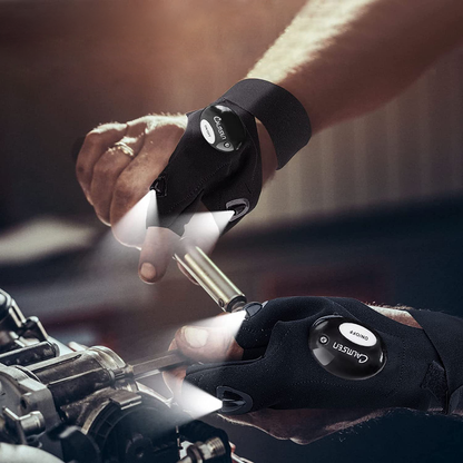 FingerFlash™ | LED Taschenlampe Fingerlose Handschuhe