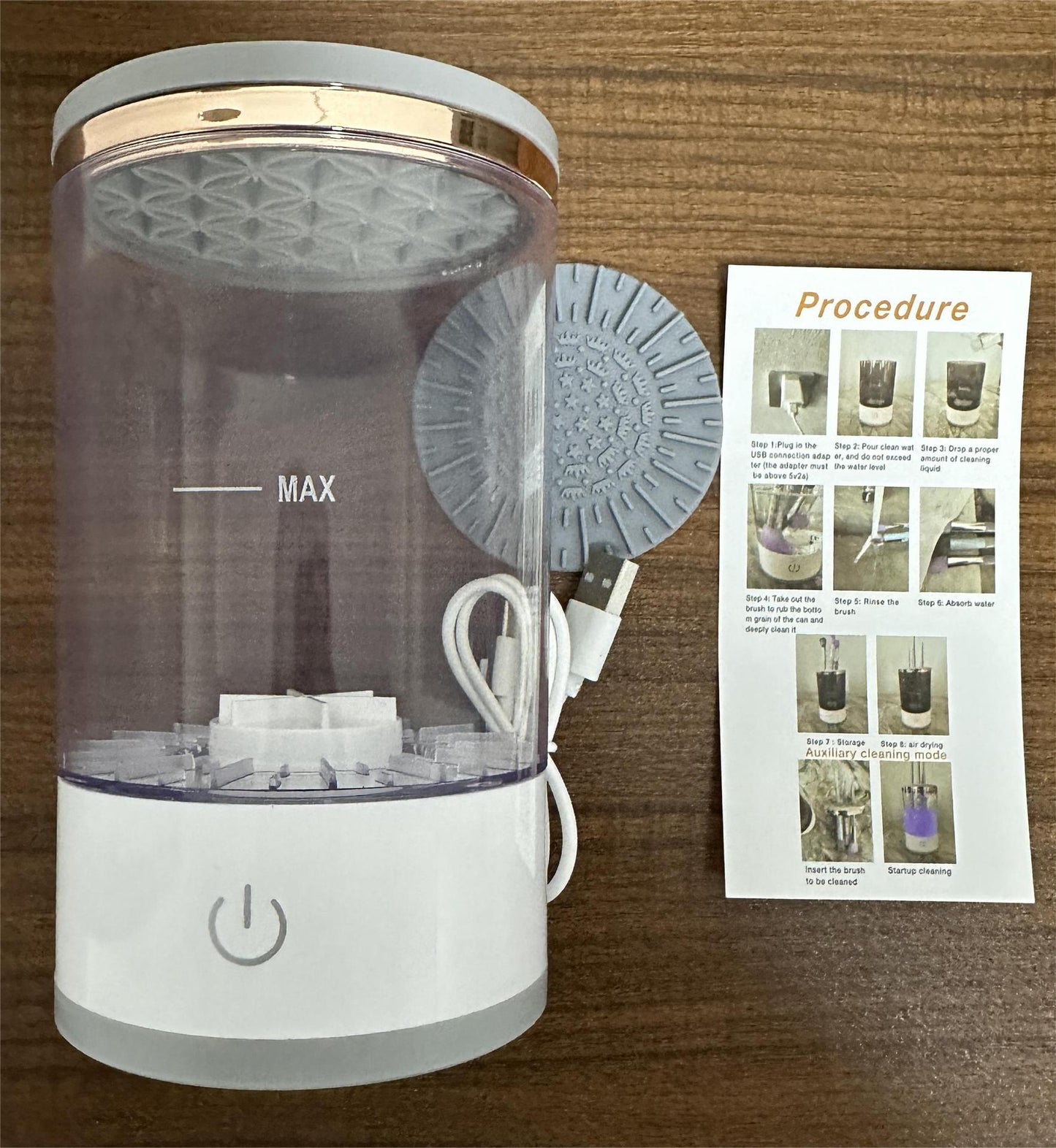 Pinsel sauber™ Pro | Wiederaufladbarer Make-up Pinselreiniger