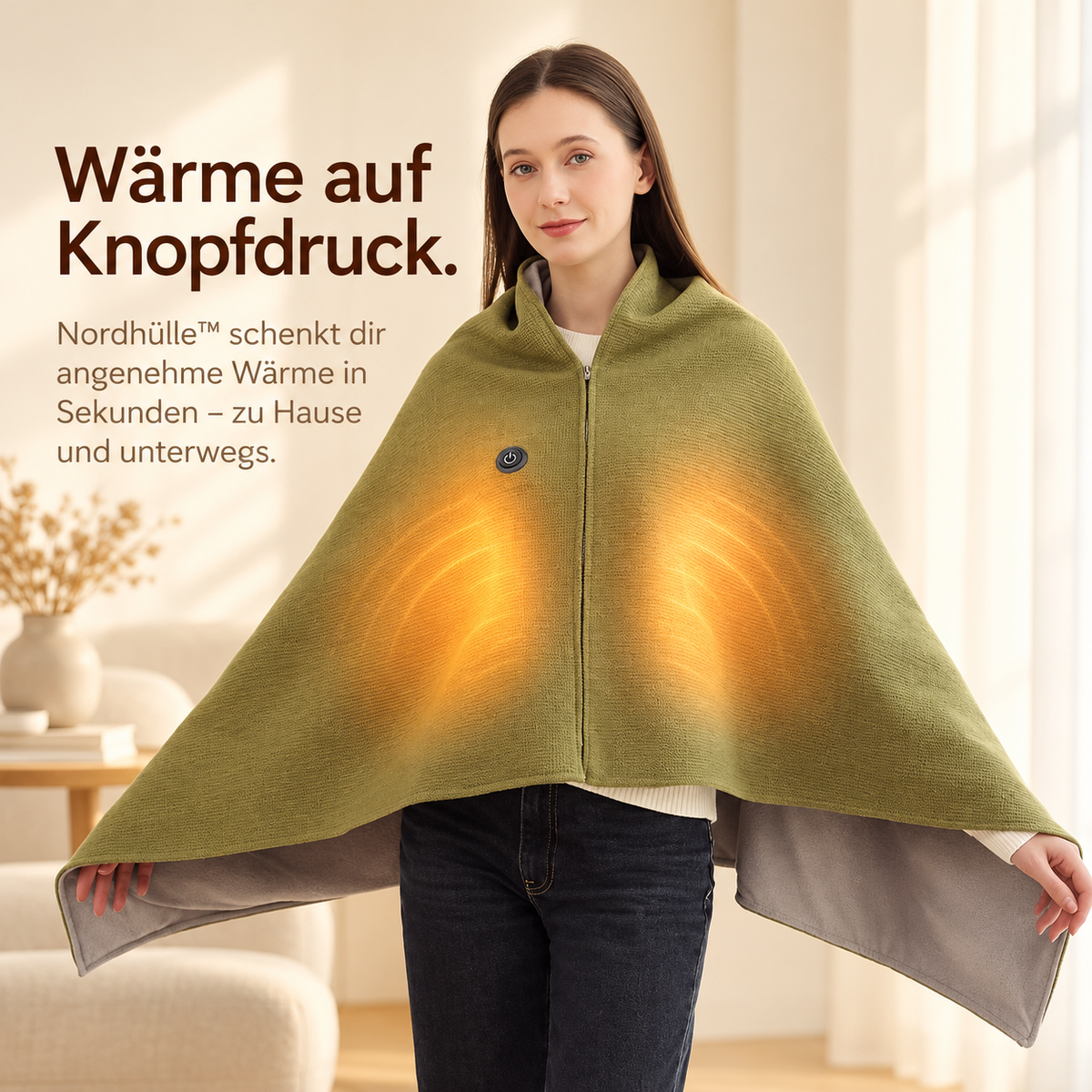 Nordhülle™ | Beheizbarer Wärmeponcho