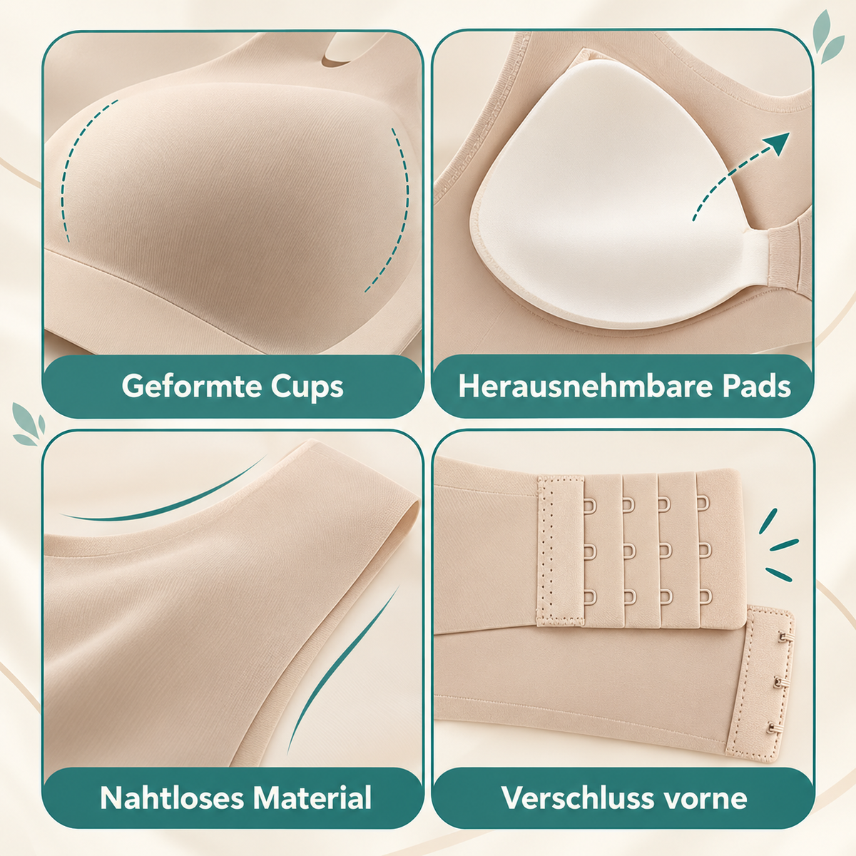 LineaKomfort™ | Bügelloser Cross-Back Komfort-BH