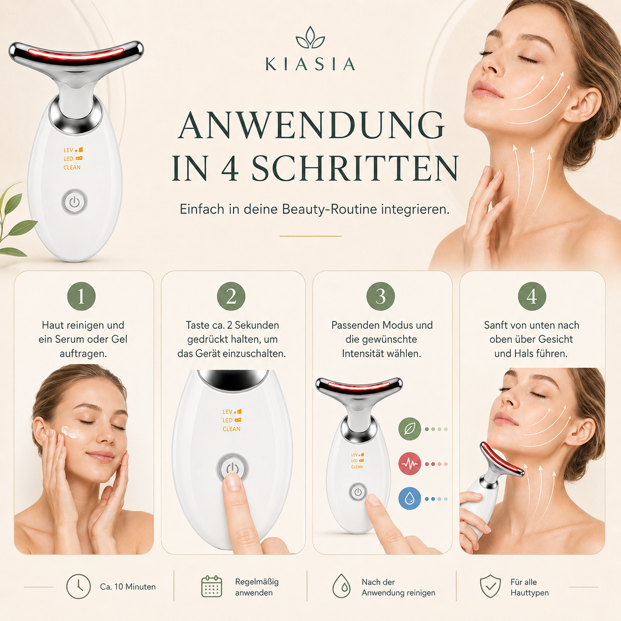 Face Therapy™ | Beauty-Routine für Gesicht, Hals & Kinnlinie