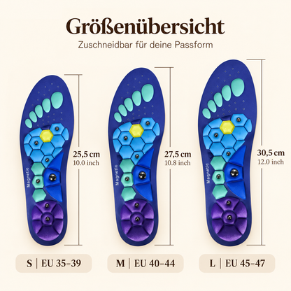 VitalSole™ | Magnetische Akupressur-Einlegesohlen für mehr Komfort auf dem Weg zum Wunschgewicht