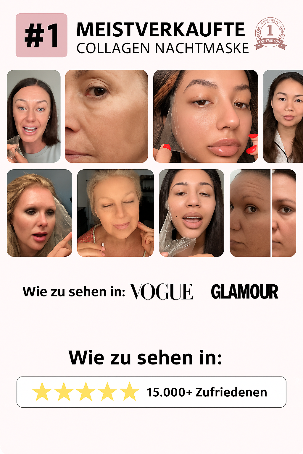 1+1 GRATIS! Collagen Nachtmaske™ – repariere und verjünge deine Haut