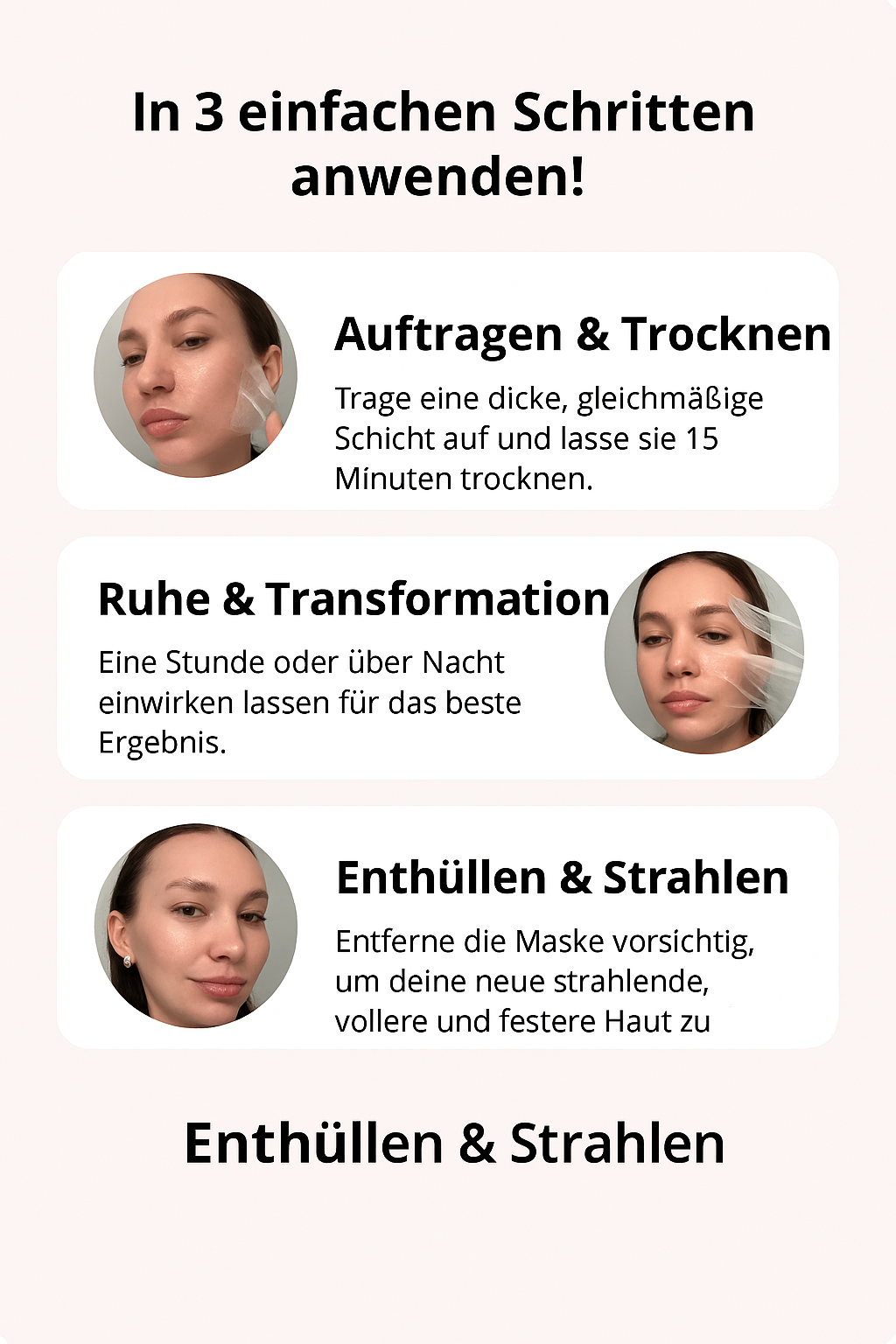 1+1 GRATIS! Collagen Nachtmaske™ – repariere und verjünge deine Haut
