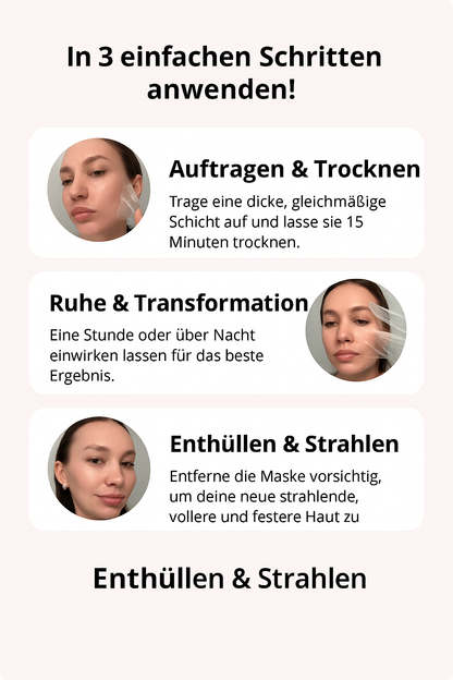 1+1 GRATIS! Collagen Nachtmaske™ – repariere und verjünge deine Haut