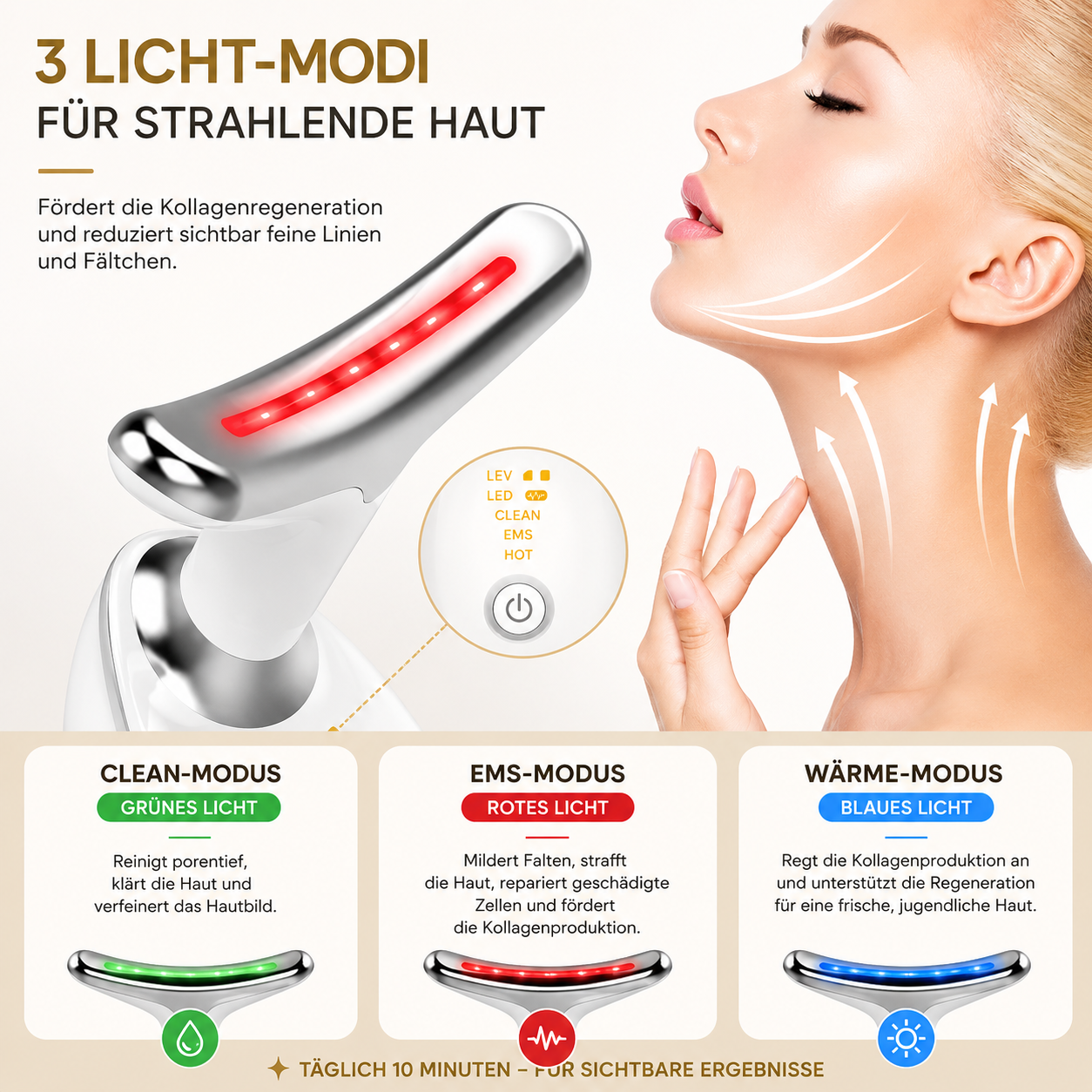 Face Therapy™ | Beauty-Routine für Gesicht, Hals & Kinnlinie