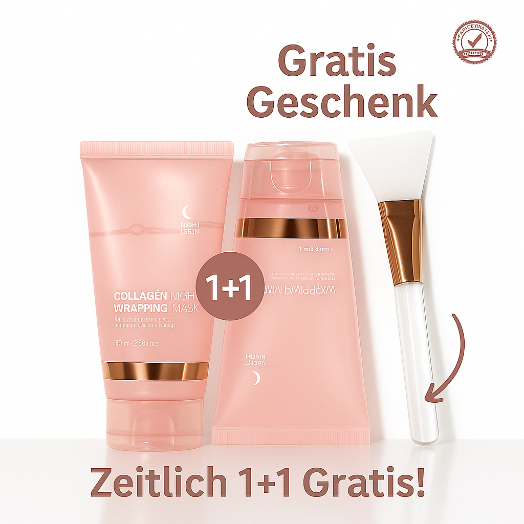 1+1 GRATIS! Collagen Nachtmaske™ – repariere und verjünge deine Haut