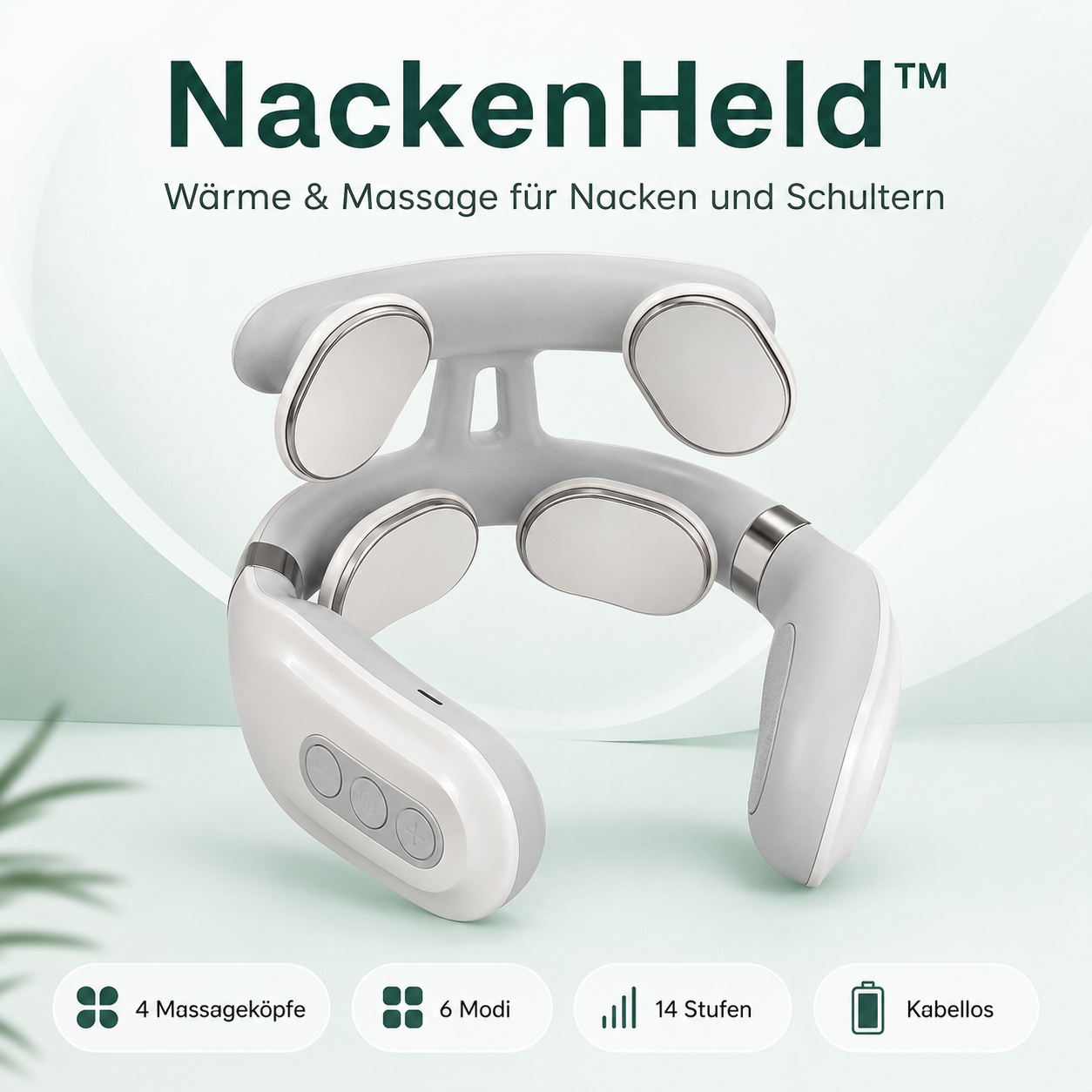 NackenHeld™ | Wärme & Massage für Nacken und Schultern