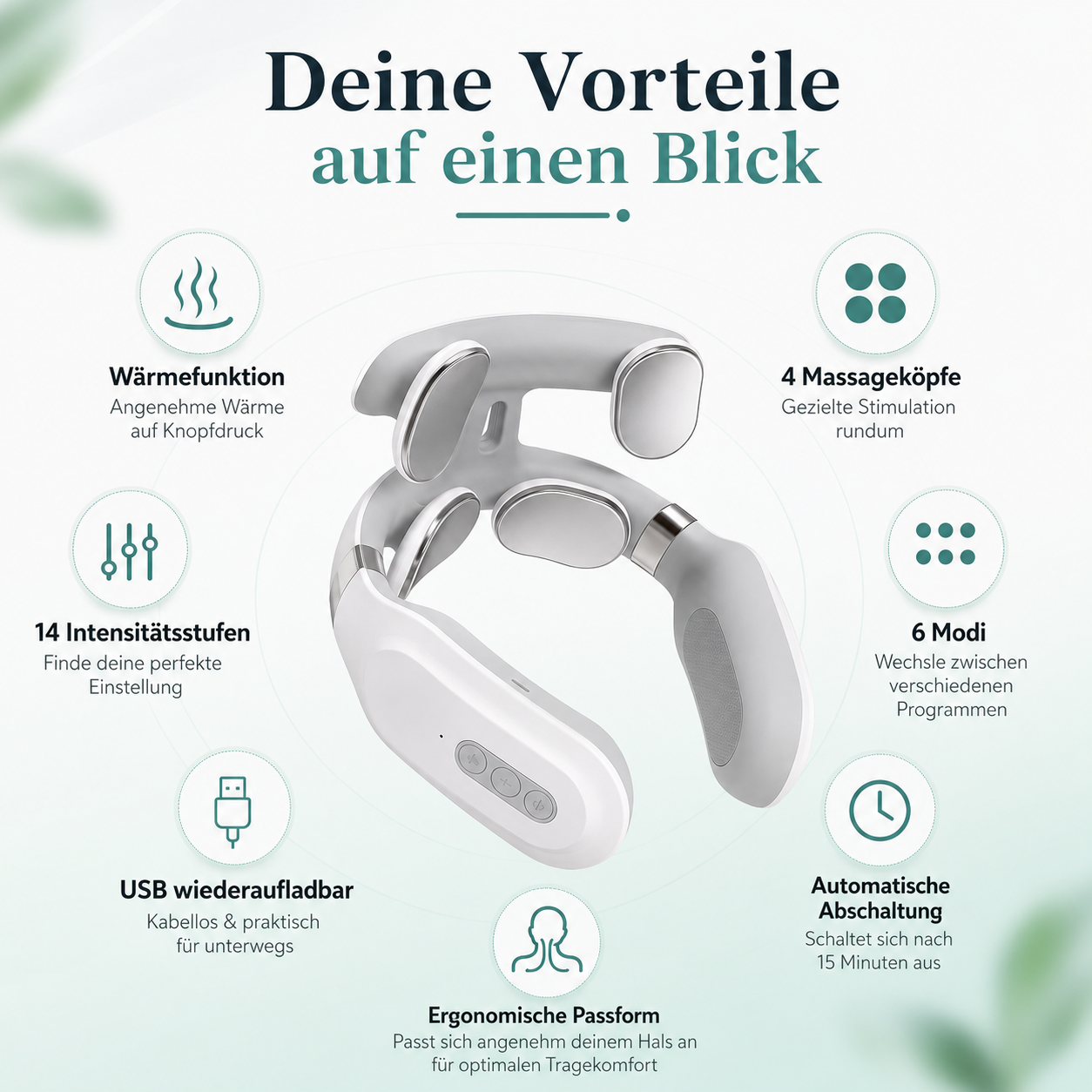 NackenHeld™ | Wärme & Massage für Nacken und Schultern