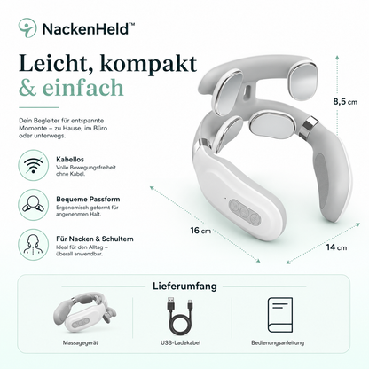 NackenHeld™ | Wärme & Massage für Nacken und Schultern