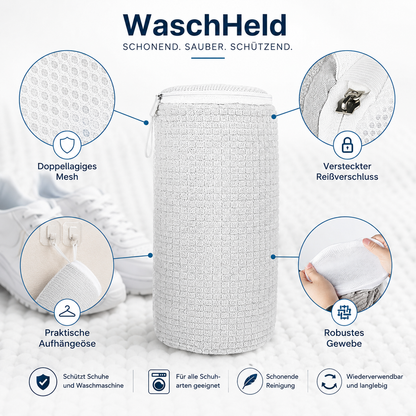 WaschHeld™ | Der Schuhwaschbeutel