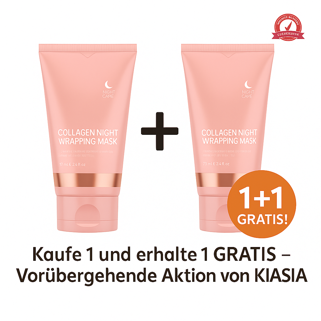 1+1 GRATIS! Collagen Nachtmaske™ – repariere und verjünge deine Haut