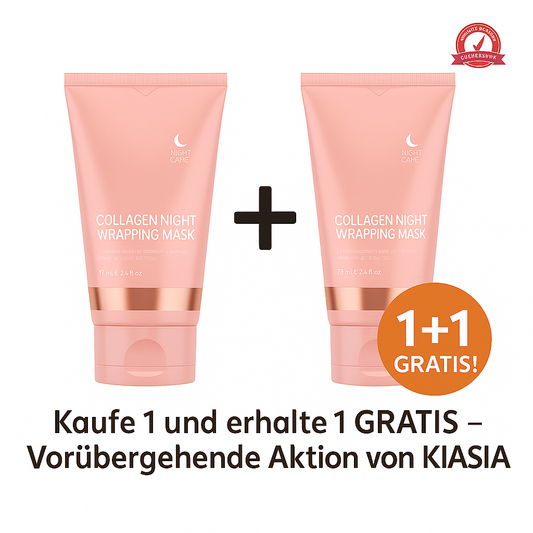 1+1 GRATIS! Collagen Nachtmaske™ – repariere und verjünge deine Haut