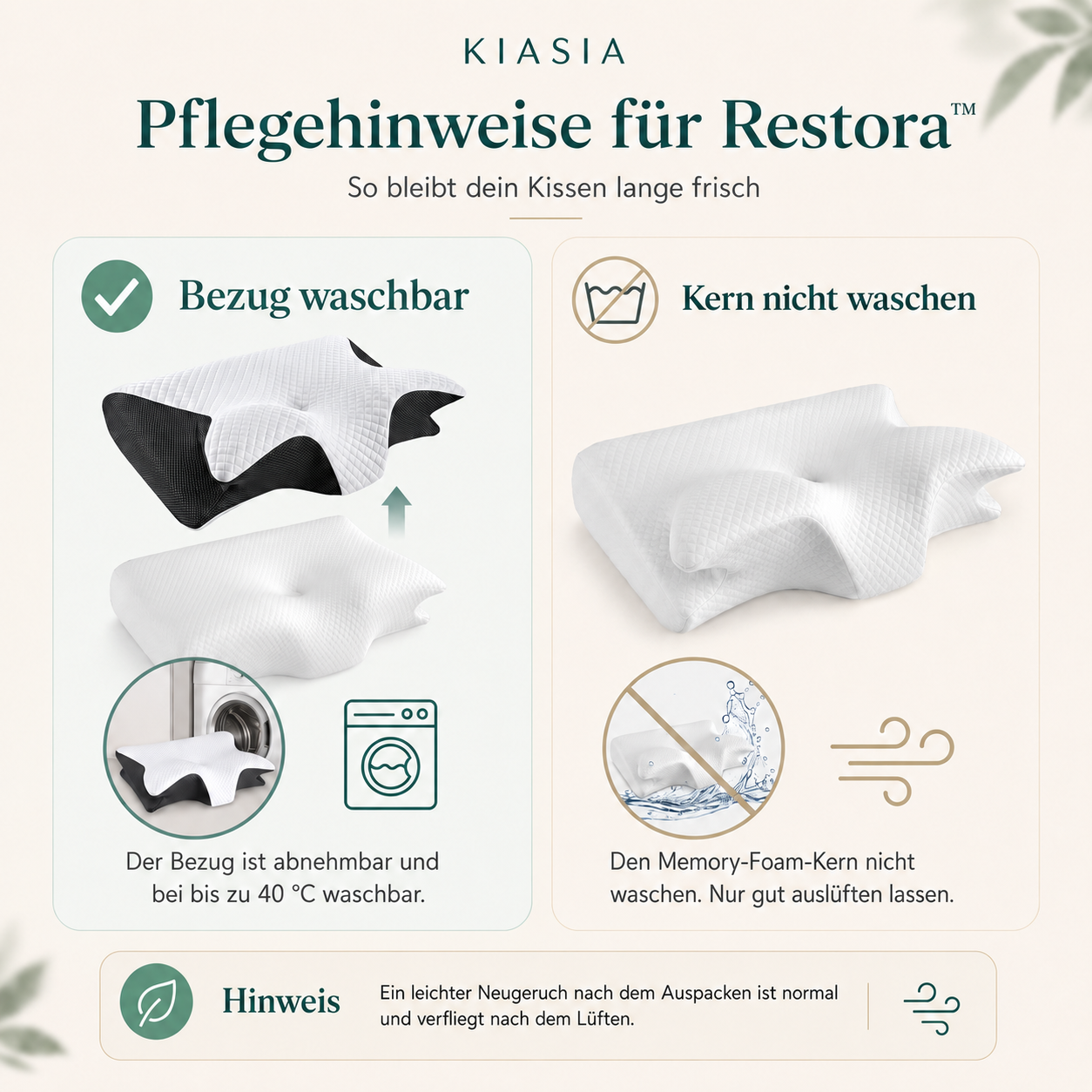Restora™ | 3-in-1 Komfortkissen für jede Schlafposition