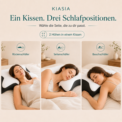 Restora™ | 3-in-1 Komfortkissen für jede Schlafposition