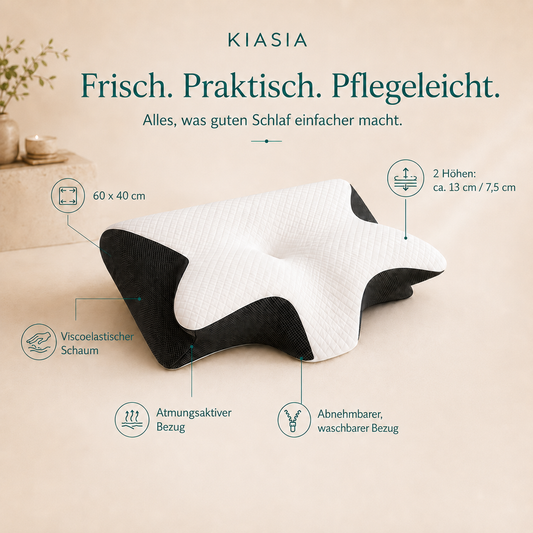 Restora™ | 3-in-1 Komfortkissen für jede Schlafposition