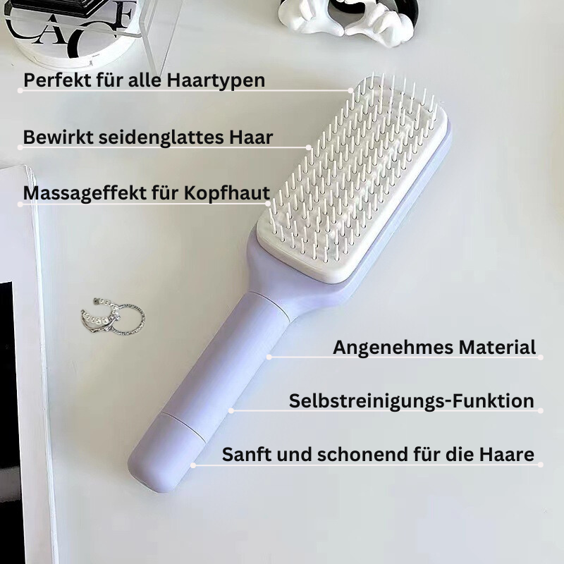 ShineBrush™ | PureClean, Die Selbstreinigende Haarbürste