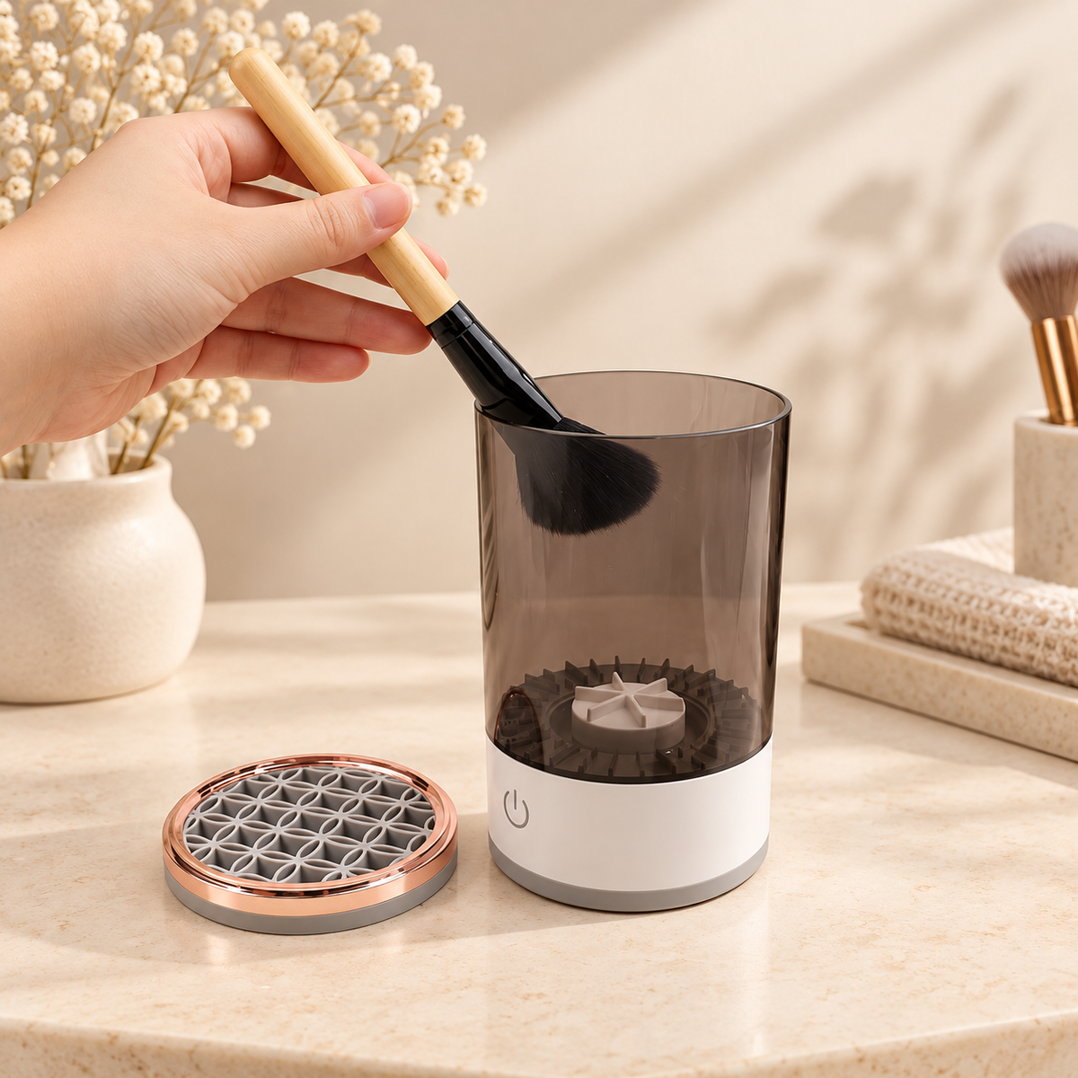 PinselSauber™ Pro | Elektrischer Make-up-Pinselreiniger
