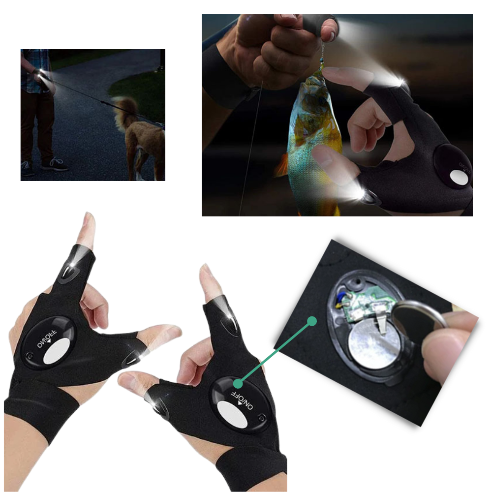 SmartBright Handschoenen – Draagbare LED-verlichting voor elke situatie!