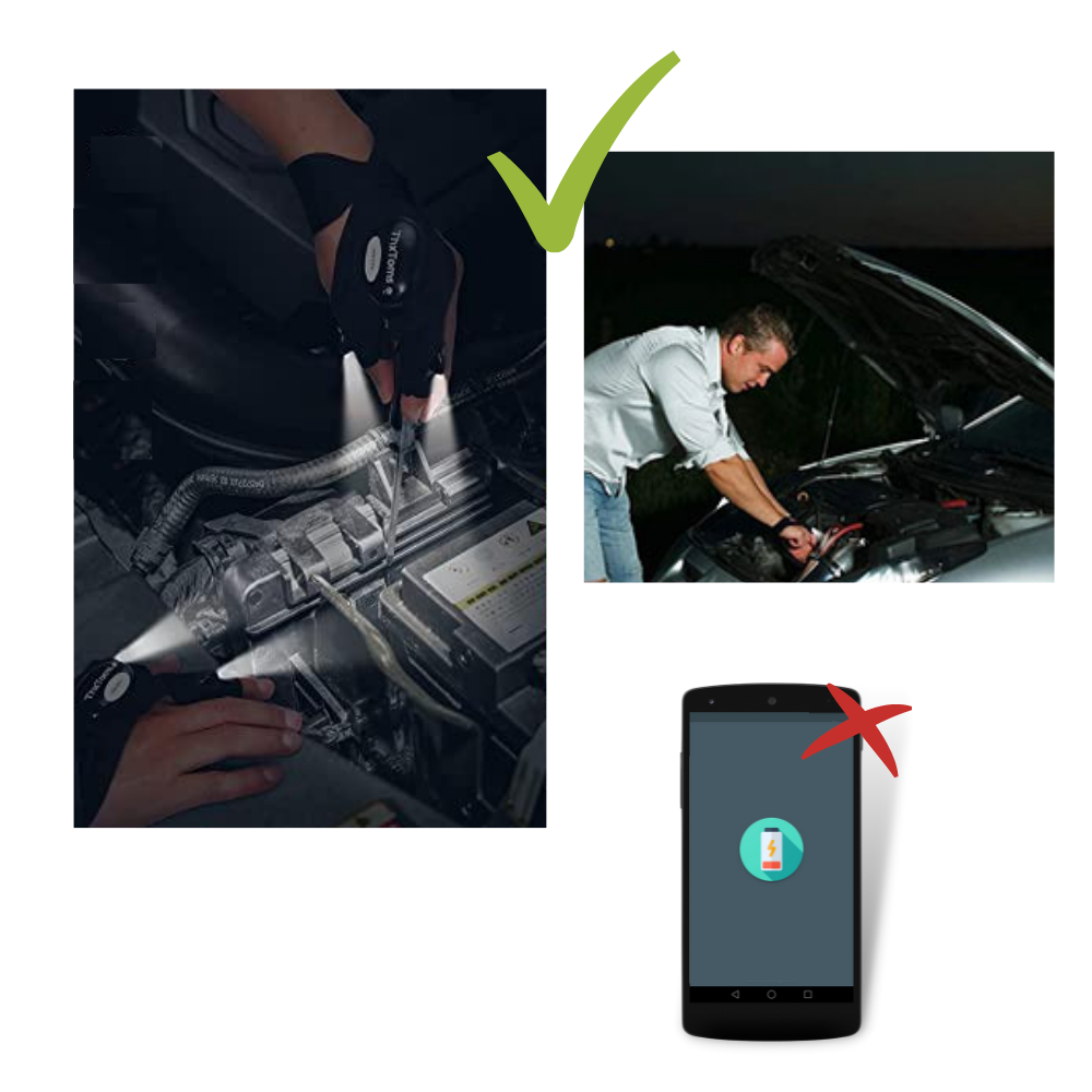 SmartBright Handschoenen – Draagbare LED-verlichting voor elke situatie!