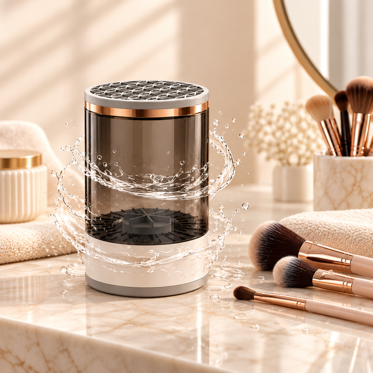 PinselSauber™ Pro | Elektrischer Make-up-Pinselreiniger