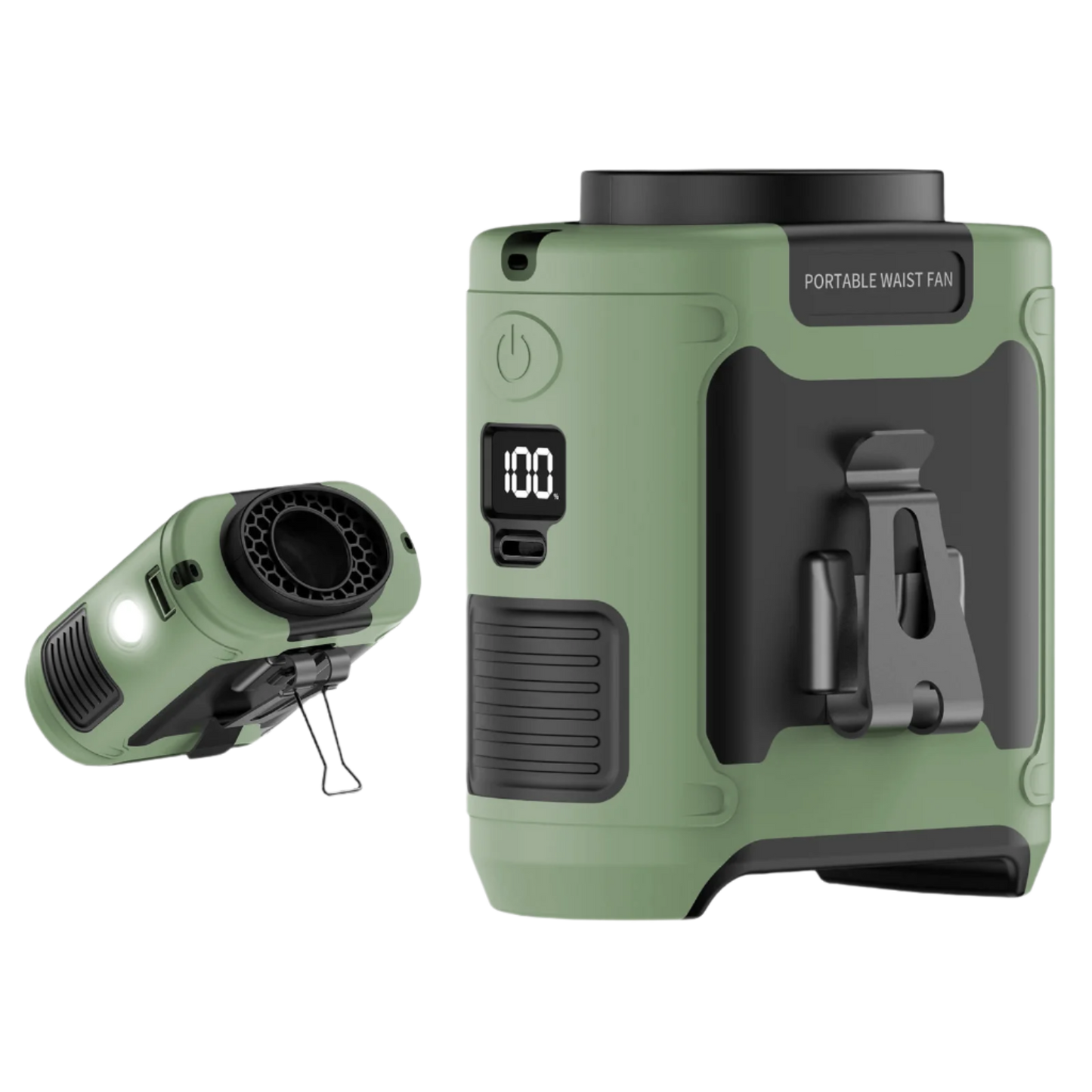 CoolCharge™ | Powerbank 10.000mAh Schnellladung Mit Ventilator und LED-Taschenlampe