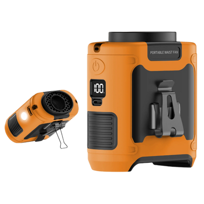 CoolCharge™ | Powerbank 10.000mAh Schnellladung Mit Ventilator und LED-Taschenlampe