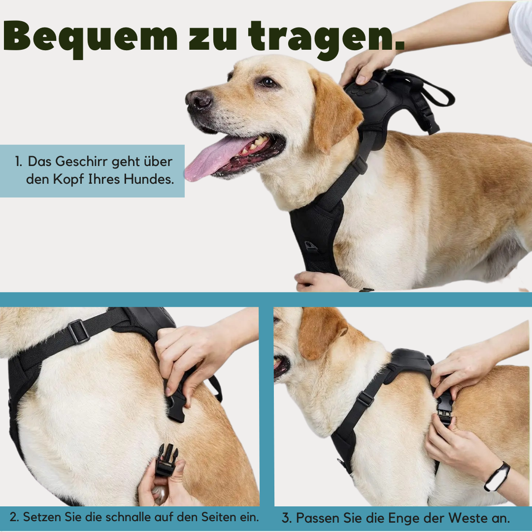 DogControl Pro™ | Geschirr & Leine in Einem