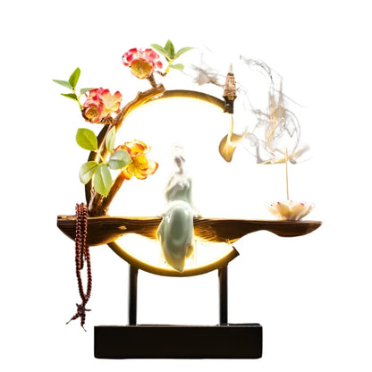 ZenFlow™ | Chinesischer Backflow-Räucherstäbchenhalter