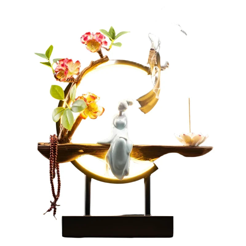 ZenFlow™ | Chinesischer Backflow-Räucherstäbchenhalter