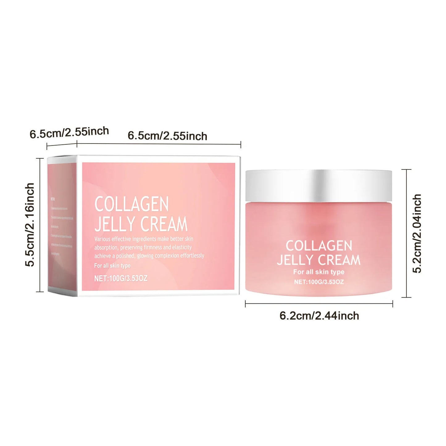 1+1 GRATIS! Collagen Jelly Cream™ | Anti-Aging, Feuchtigkeitsspendende & Straffende Hautpflege