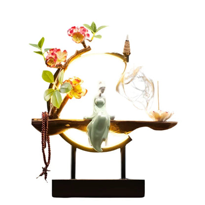 ZenFlow™ | Chinesischer Backflow-Räucherstäbchenhalter